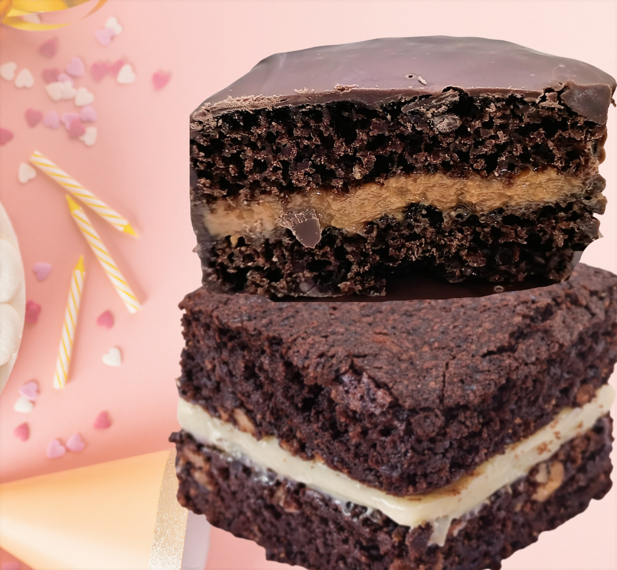 Pão de Mel + Brownie
